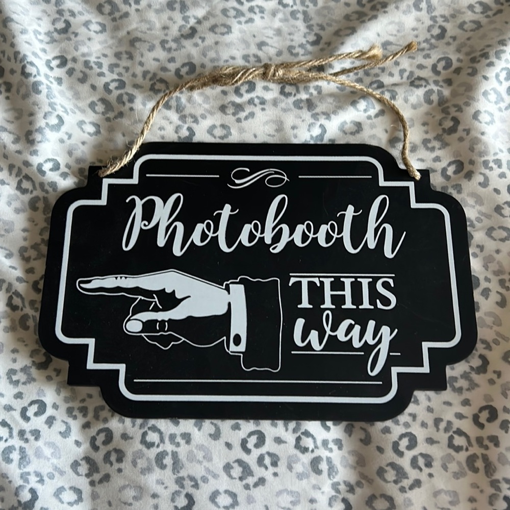 Photobooth Party Sign